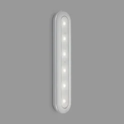 LED Push Light Row, batteridrift, 6.500 K, 30 cm