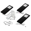 LED Slim-Pad F underskabslampe 3 stk. 3.000 K sort