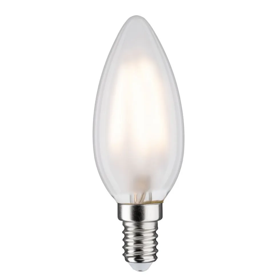 LED stearinlyspære E14 4,5W 2.700K mat