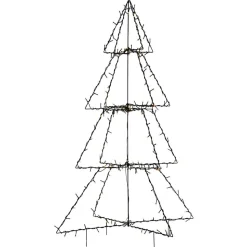 LED udendørs dekoration Light Tree Foldy, højde 135 cm