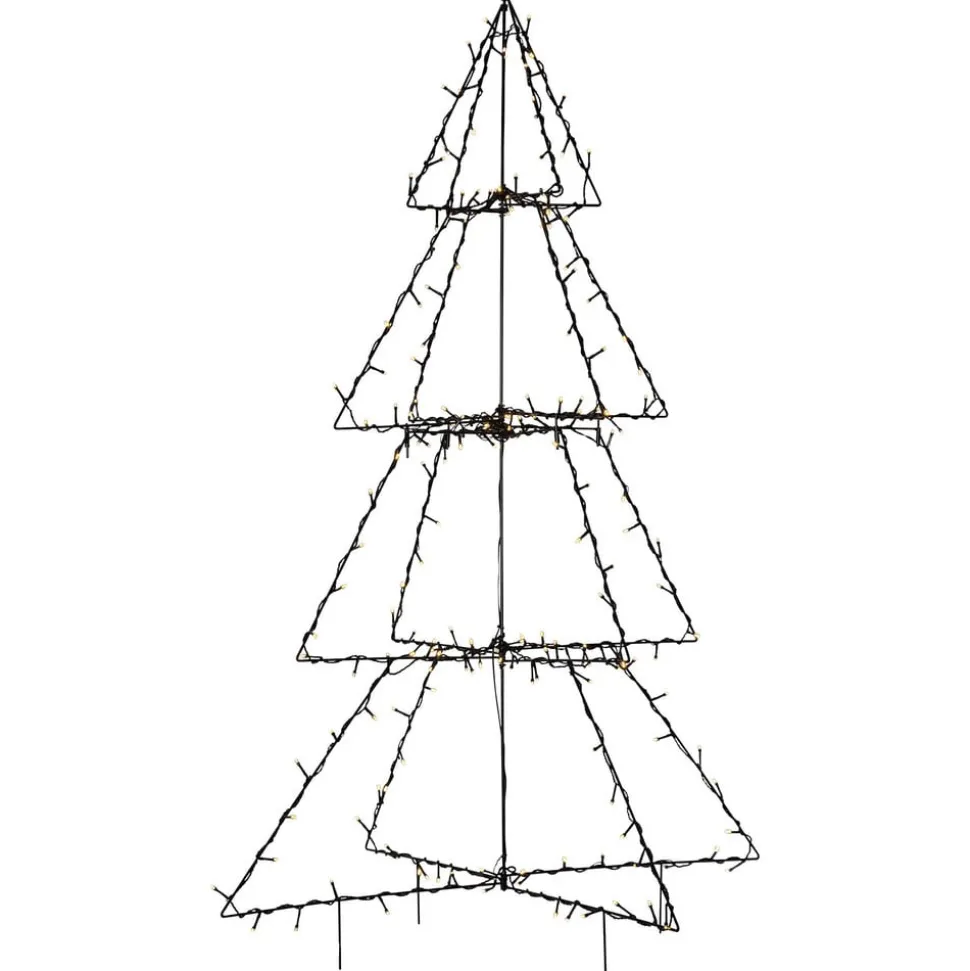 LED udendørs dekoration Light Tree Foldy, højde 135 cm