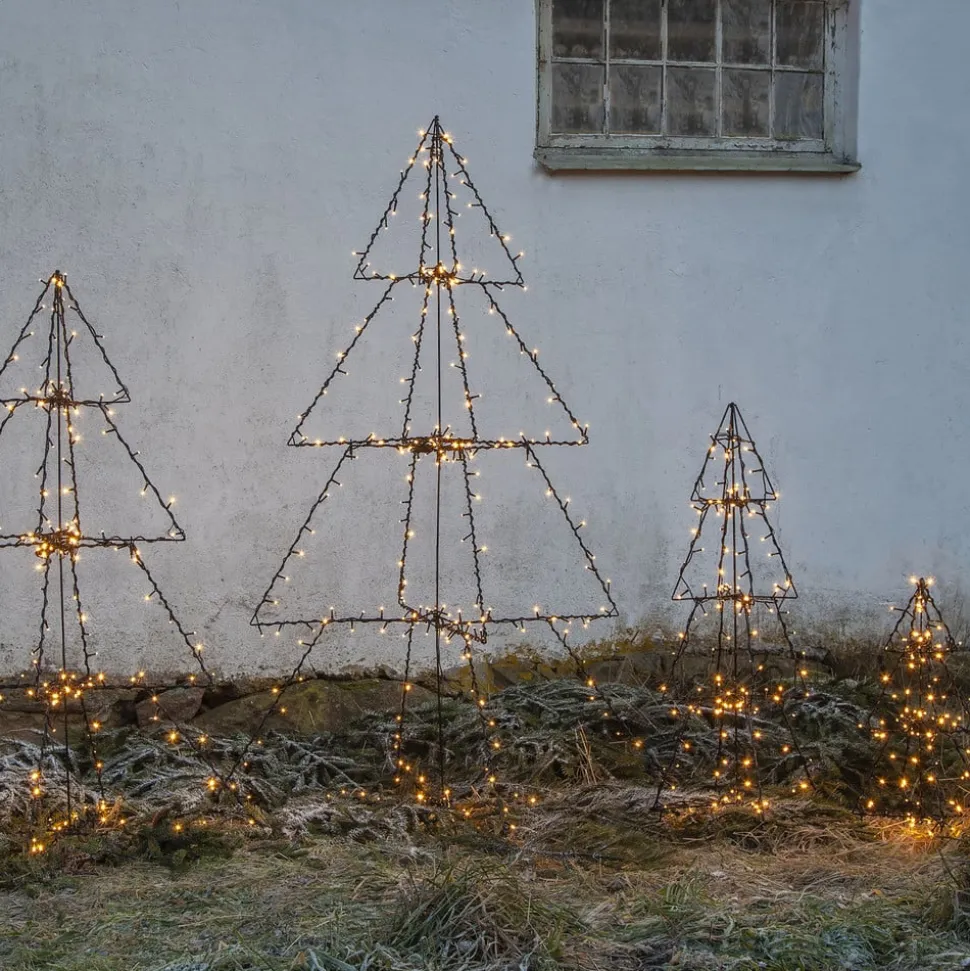 LED udendørs dekoration Light Tree Foldy, højde 135 cm
