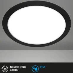LED udendørs loftlampe 3766015, IP44, sort