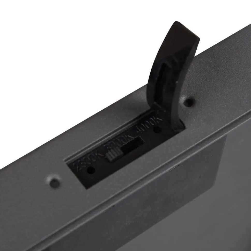 LED udendørs loftslampe Witham IP54, CCT, antracit