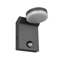 LED udendørs væglampe Adour, antracit, sensor, kipbar, CCT