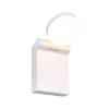 LED udendørs væglampe Adour, mat hvid, kipbar, CCT, IP44