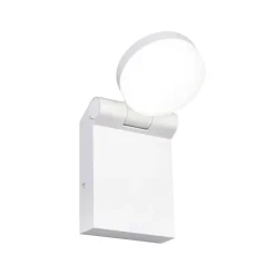 LED udendørs væglampe Adour, mat hvid, kipbar, CCT, IP44
