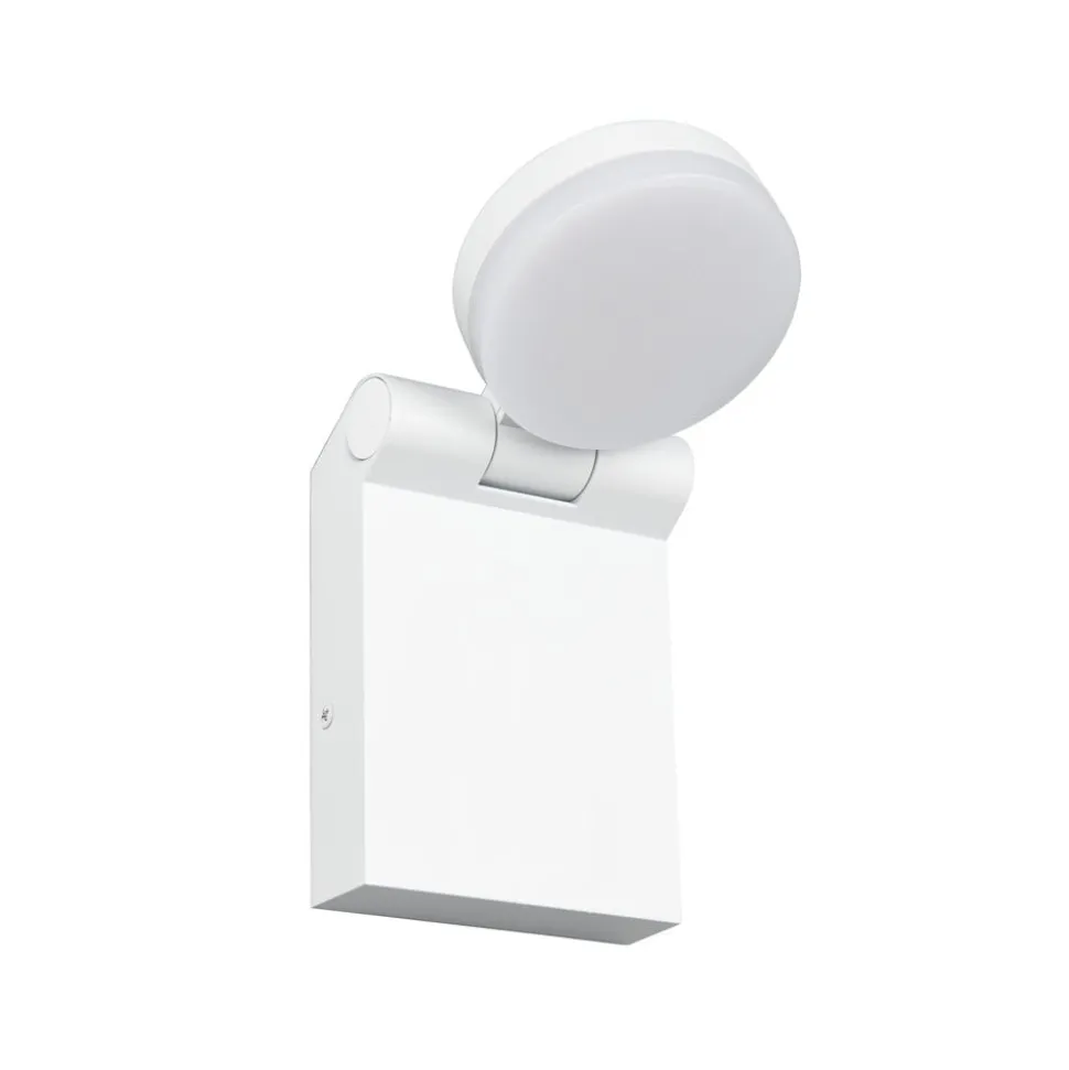 LED udendørs væglampe Adour, mat hvid, kipbar, CCT, IP44