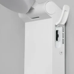 LED udendørs væglampe Adour, mat hvid, kipbar, CCT, IP44
