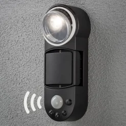 LED udendørs væglampe Prato batteridrevet, 10 cm