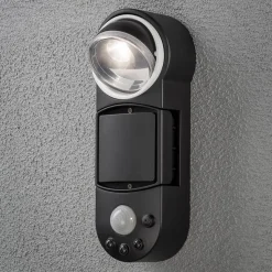 LED udendørs væglampe Prato batteridrevet, 10 cm