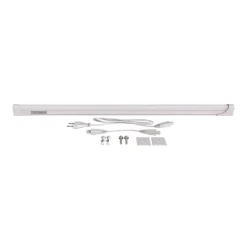 LED underskabslampe Hebe, hvid, længde 57 cm