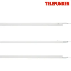 LED underskabslampe Hephaistos, hvid, længde 57 cm