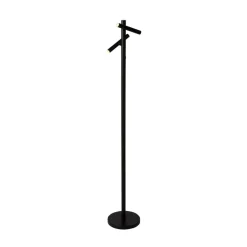 LED-akku-gulvlampe 10460BK, sort, højde 127 cm, CCT 2 lyskilder