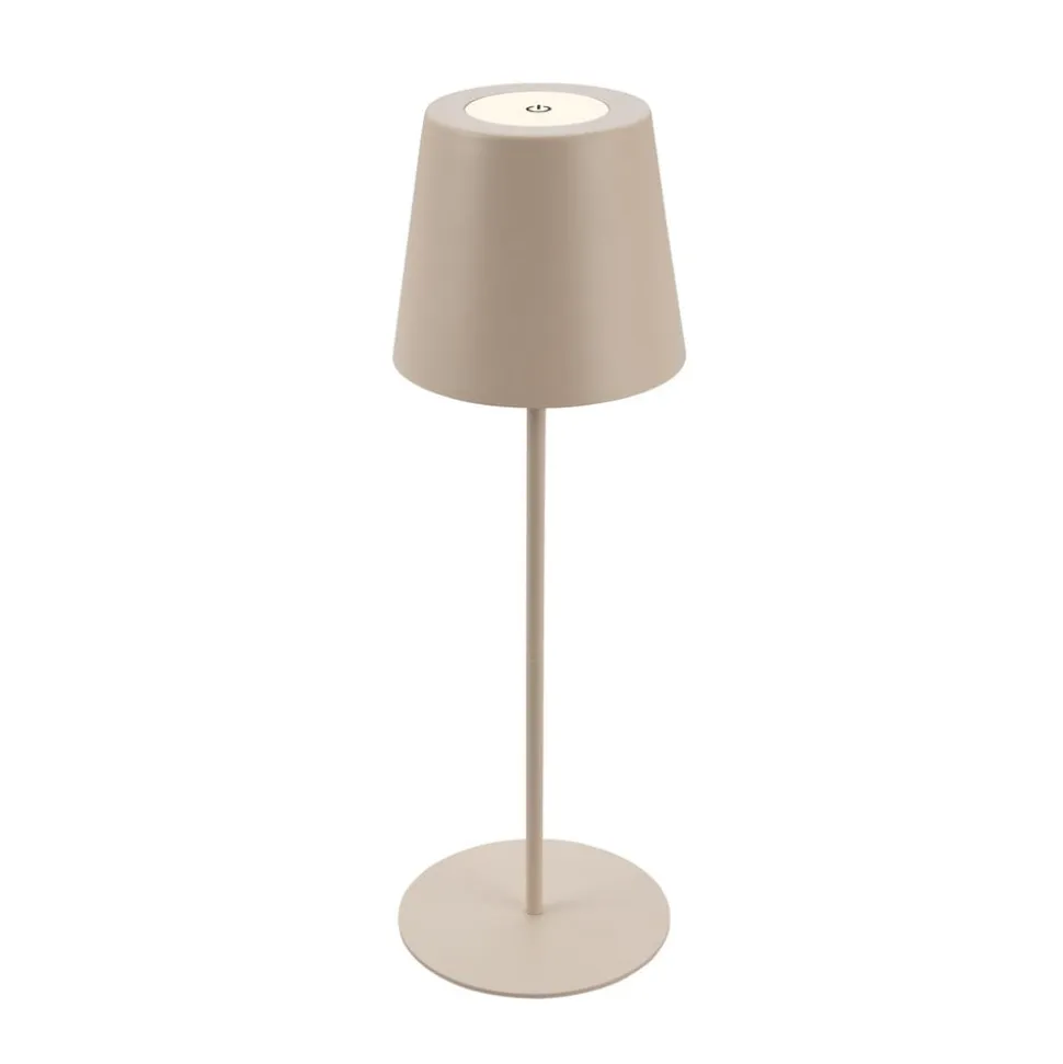 LED-bordlampe 7508011, beige, 2.700 K IP44 touchdæmper