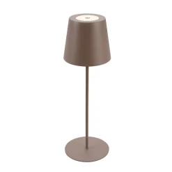 LED-bordlampe 7508012, brun, 2.700 K IP44 touchdæmper
