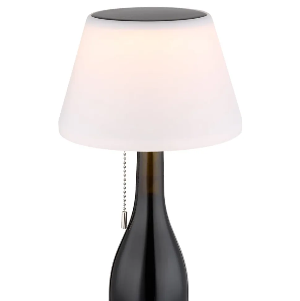 LED-bordlampe 36000 flasketop hvid plast
