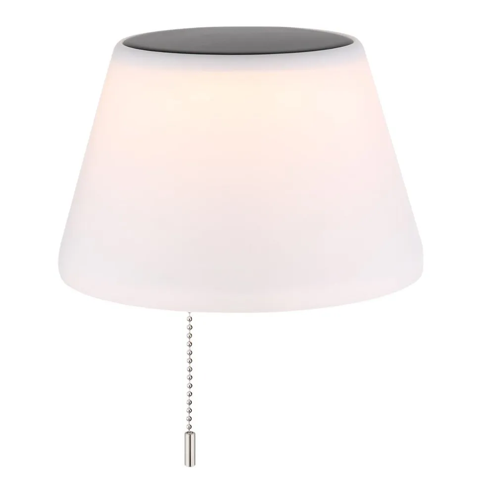 LED-bordlampe 36000 flasketop hvid plast