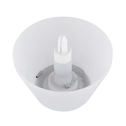 LED-bordlampe 36000 flasketop hvid plast