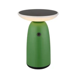 LED-bordlampe 36625, grøn, metal, 23 cm, dæmpbar