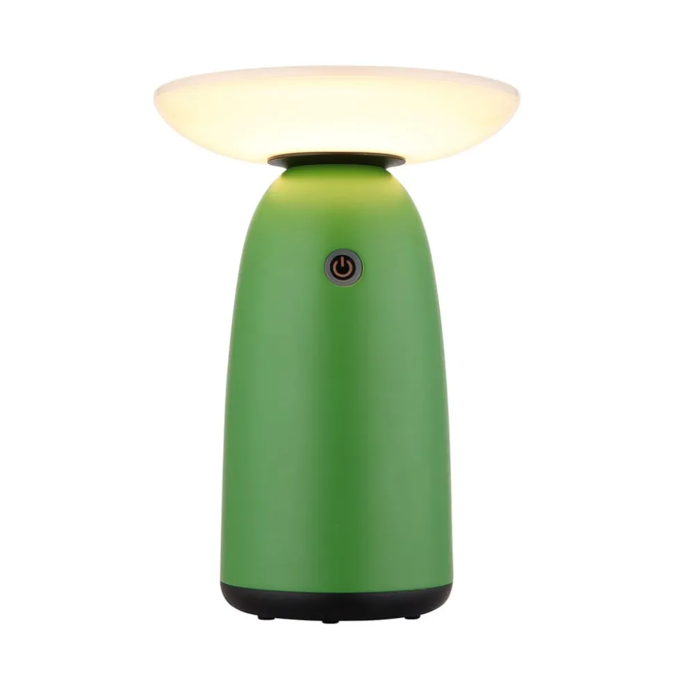 LED-bordlampe 36625, grøn, metal, 23 cm, dæmpbar