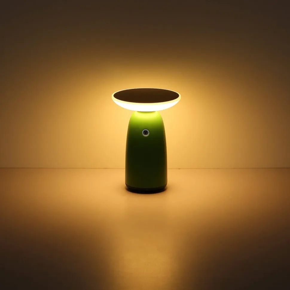 LED-bordlampe 36625, grøn, metal, 23 cm, dæmpbar
