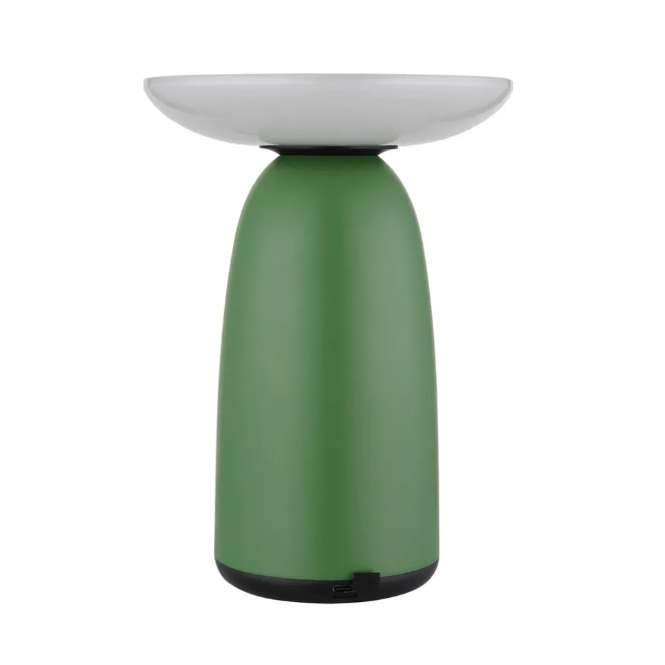 LED-bordlampe 36625, grøn, metal, 23 cm, dæmpbar