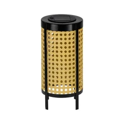 LED-bordlampe 48929, højde 26 cm, sort/beige