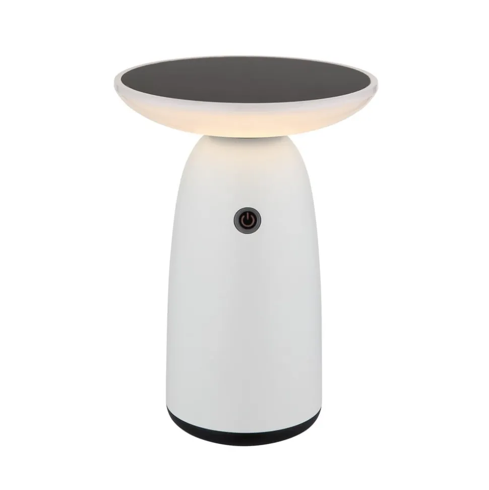 LED-bordlampe 36625, hvid, metal, 23 cm, dæmpbar