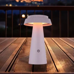 LED-bordlampe 36624, pink, genopladeligt batteri, CCT, IP54, dæmpbar