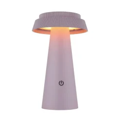LED-bordlampe 36624, pink, genopladeligt batteri, CCT, IP54, dæmpbar