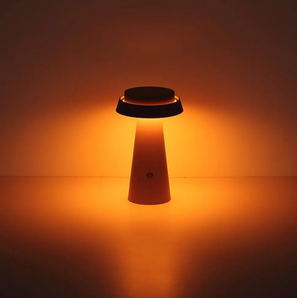 LED-bordlampe 36624, pink, genopladeligt batteri, CCT, IP54, dæmpbar