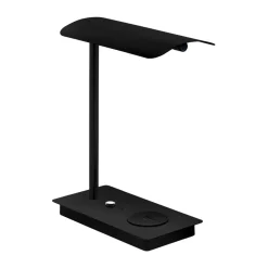 LED-bordlampe Arenaza, dæmpbar, QI, sort