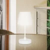 LED-bordlampe Campi, genopladeligt batteri, dæmpbar, hvid