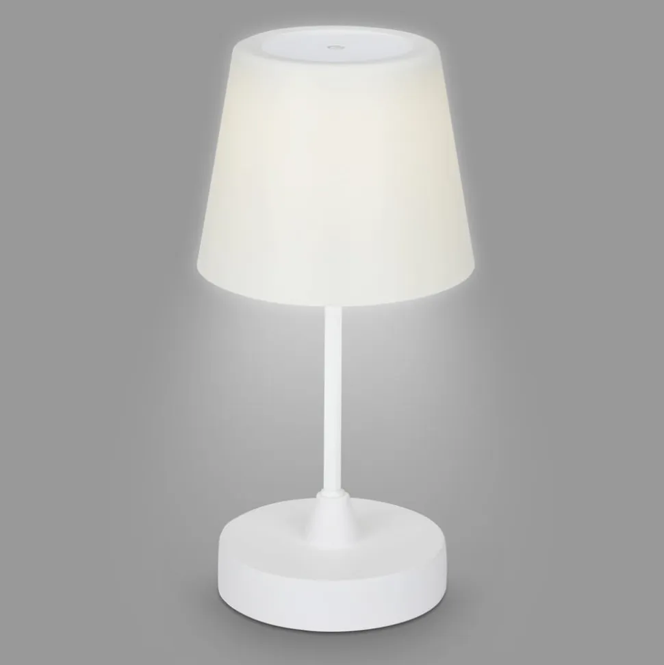 LED-bordlampe Campi, genopladeligt batteri, dæmpbar, hvid