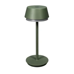 LED-bordlampe Lyon, grøn/grå, IP54, dæmper, CCT, RGB