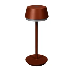 LED-bordlampe Lyon, terracotta, IP54, dæmper, CCT, RGB
