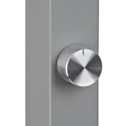 LED-bordlampe MAULjaval, sølv, 120 cm, dæmpbar, klemmefod