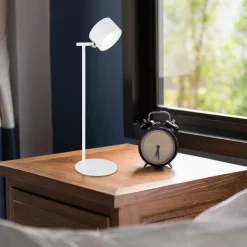LED-bordlampe med batteri Jorje CCT 4 i 1 hvid