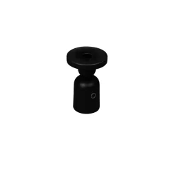 LED-bordlampe Nantes, sort, aluminium, IP54, dæmper, CCT
