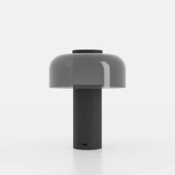 LED-bordlampe Ponente, Ø 16 cm, sort, CCT, dæmpbar