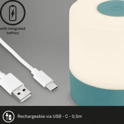 LED-bordlampe Smal, blå, 2.700K, dæmpbar