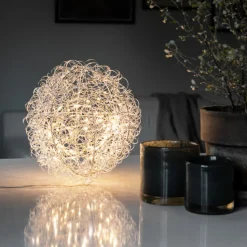 LED-dekorativ lyskugle, Ø 25 cm, 80 LED'er