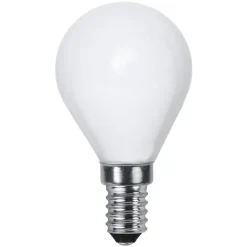 LED-dråbepære E14 2.700 K, opal, Ra90 4,7 W