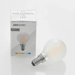 LED-dråbepære E14 4 W 2.700 K mat dæmpes, 3 stk