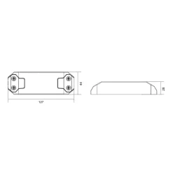 LED-driver Basic, dæmpbar, CC, D35020UF/20W