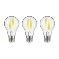 LED-filament E27 3,8 W 3.000 K 806 lm klar, 3 stk