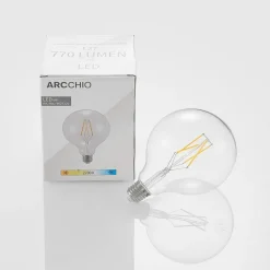 LED-filament E27 6 W 2.700 K G125 Globe klar 3 stk