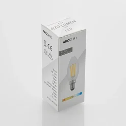 LED-filamentpære E14 4 W 827 kerte, dæmpes, 3 stk