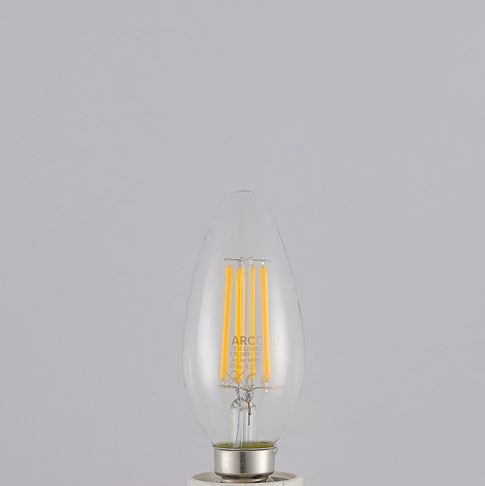 LED-filamentpære E14 4 W 827 3-trins-dæmper, 2 stk